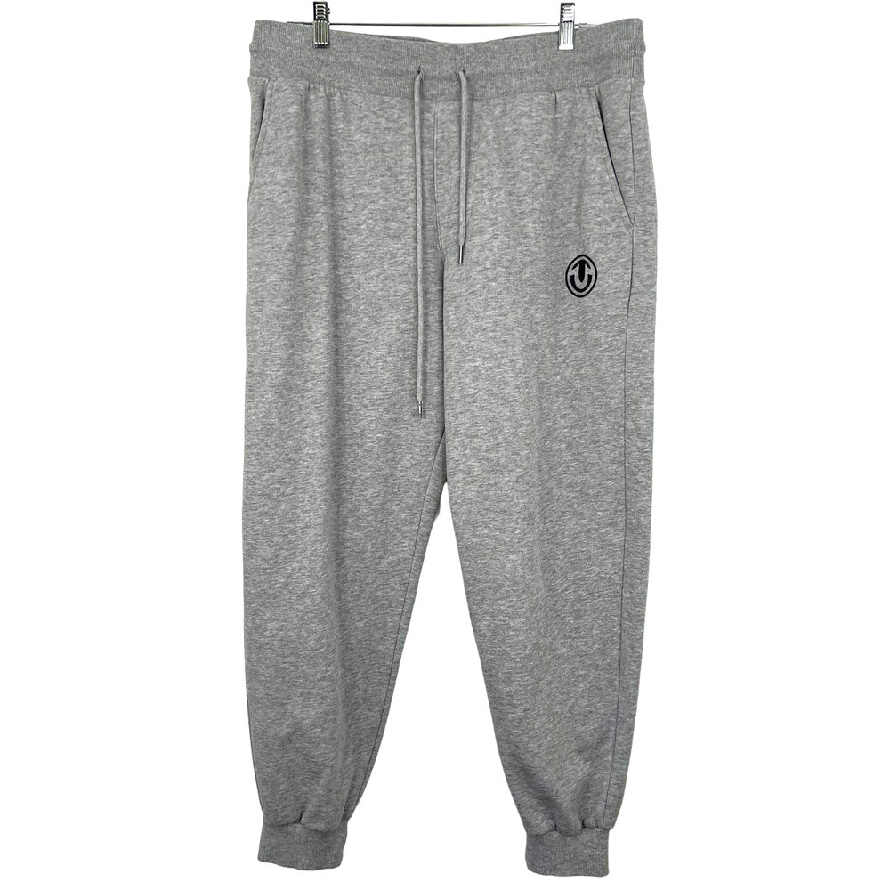 True Religion Men's Sweatpants Pull-Over Elastic Drawstring Waist Gray Size L